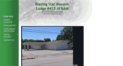 Desktop Screenshot of blazingstar413.com